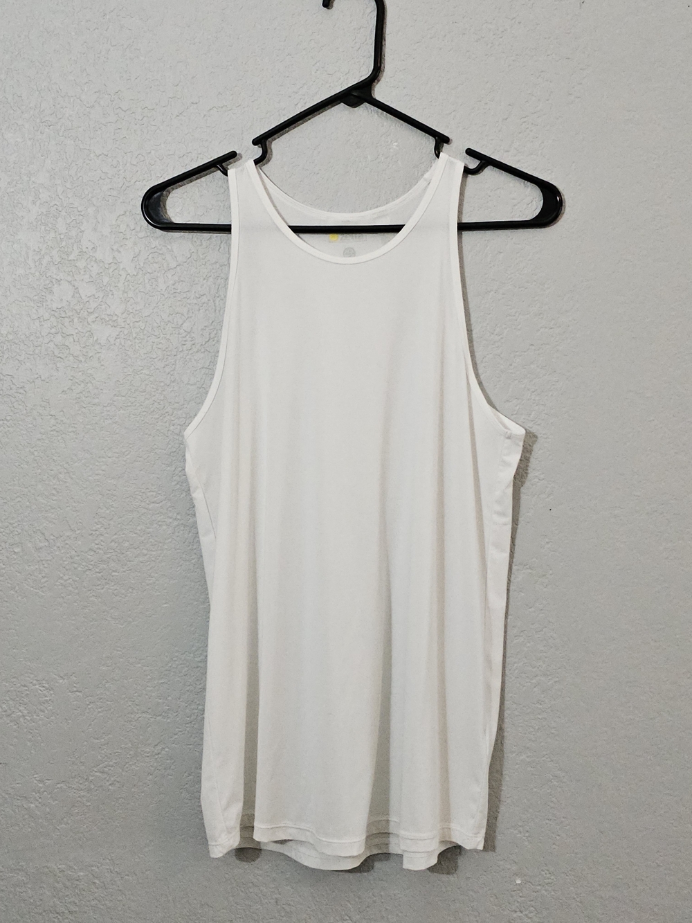 Zella Activewear Racerback Tank Top Womens Small White Sleeveless Oversized